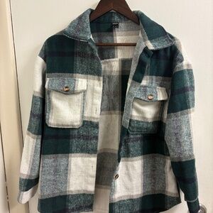 Plaid shacket